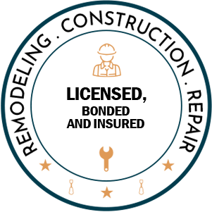 Licensed, Bonded and Insured badge